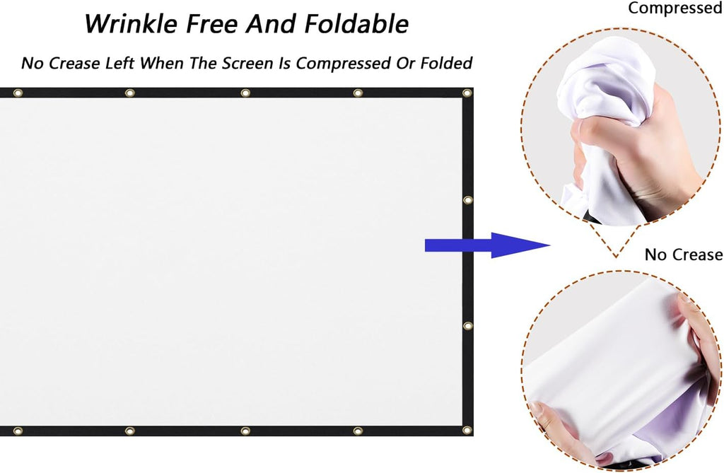 Ultimate 150-Inch Portable Projection Screen