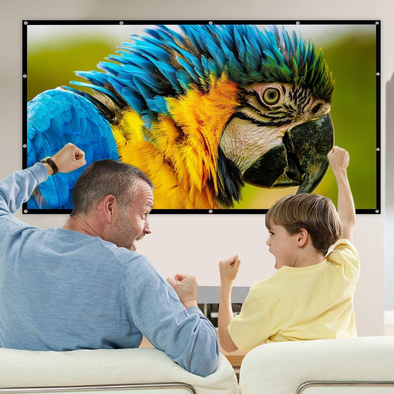Ultimate 150-Inch Portable Projection Screen